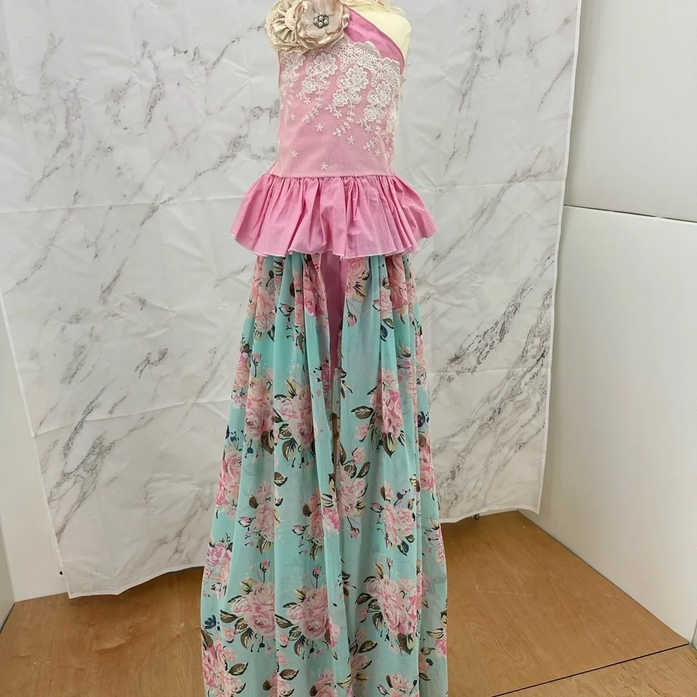 Girls pageant OOC Fun Fashion Casual‎ wear custom 3 pieces set size 6/8